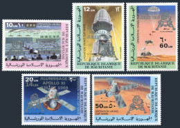 Mauritania 425-426,C192-C194,MNH.Mi 646-650. Apollo 11 Moon Landing,10th Ann. - Mauretanien (1960-...)