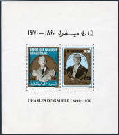 Mauritania 290a Imperf,MNH.Michel 418-419. Charles De Gaulle, President, 1971. - Mauritanië (1960-...)