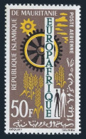 Mauritania C28, MNH. Michel 222. EUROAFRICA-1964. Agriculture, Industry. - Mauritanië (1960-...)