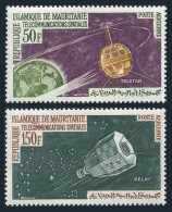Mauritania C23-C24,MNH.Michel 217-218. Communication Through Space. 1963. - Mauritania (1960-...)