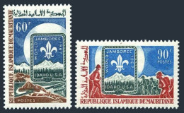Mauritania 230-231,MNH.Michel 313-314. Boy Scout World Jamboree,1967. - Mauritanië (1960-...)