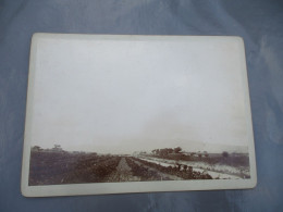 1893 PHOTO SUR CARTON  PLAINE DE POURRIERS ET SAINT VICTOIRE - Alte (vor 1900)