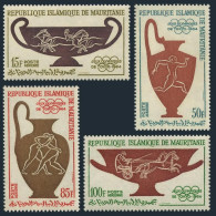 Mauritania C36-C39,MNH.Mi 232-235.Olympics Tokyo-1964.Ancient Pottery.Horse Race - Mauritanië (1960-...)