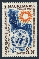 Mauritania 175, MNH. Michel 229. WMO, 4th World Meteorological Day, 1964. - Mauritania (1960-...)
