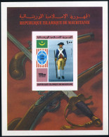 Mauritania C163 Imperf Sheet,MNH.Michel 533 Bl.14BB. USA-200,1976. Uniforms. - Mauritanië (1960-...)