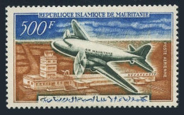 Mauritania C19,lightly Hinged.Michel 201. Plane,Nouakchott Airport.1963. - Mauritanie (1960-...)