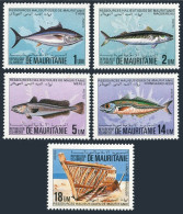 Mauritania 558-562, MNH. Mi 811-815. Fishing Industry,1984. Fish, Boat Building. - Mauritanie (1960-...)