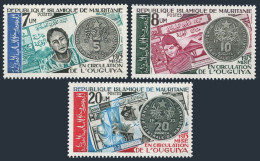 Mauritania 318-320,MNH.Michel 495-497. Currency Reform,1974.Coins,banknotes. - Mauritanie (1960-...)