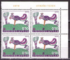 Yugoslavia 1970 - Children's Week - Mi 1397 - MNH**VF - Unused Stamps