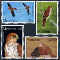 Mauritius 583-586, Hinged. Michel 579-582. Birds 1984. Mauritius Kestrels. - Mauritius (1968-...)