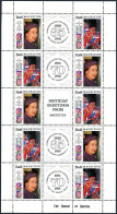 Mauritius 733-734a Sheet, MLH/MNH. Queen Elizabeth II & Philip Birthdays, 1991. - Mauricio (1968-...)