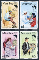 Mauritius 502-505, Hinged. Mi 498-501. Helen Keller, Blind-deaf Writer, 1980. - Mauricio (1968-...)