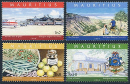 Mauritius 993-996,MNH. Rodrigues Regional Assembly,2004.Plaine Corail Airport, - Mauricio (1968-...)