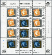 Mauritius 847a Sheet ,MNH. 1st Postage Stamp Of Mauritius, 150th Ann. 1997. - Maurice (1968-...)