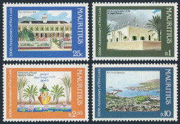Mauritius 621-624, MNH. Mi 617-620. Port Louise 250th Ann. 1985. Mosque, Harbor. - Mauritius (1968-...)