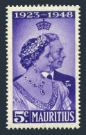 Mauritius 229 Sheet/60,MNH.Michel 221. Silver Wedding 1948:George VI,Elizabeth. - Mauricio (1968-...)