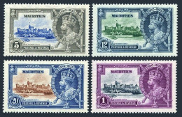 Mauritius 204-207,hinged. Mi 196-199. King George V Silver Jubilee Of Reign,1935 - Mauricio (1968-...)