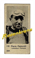 Small Chromo Pierre Pastorelli (⁰  Nice ⴕ Menton) Wielrenner Coureur Cycliste Francais Cyclisme Wielrennen - Cyclisme