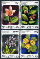 Mauritius 511-514,MNH.Michel 507-510. Flowers 1981.Hibiscus Liliiflorus,Chasalia - Mauricio (1968-...)