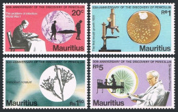 Mauritius 465-468, 468a, Hinged. Discovery Of Penicillin, 50, 1978. A. Fleming. - Mauricio (1968-...)