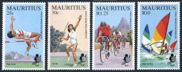 Mauritius 609-612, MNH. Michel 605-608. Indian Ocean Islands Games, 1985. - Mauricio (1968-...)