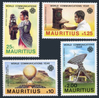 Mauritius 558-565, MNH. Mi 558-561. World Communication Year WCY-1983. - Mauricio (1968-...)