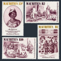 Mauritius 596-599, MNH.. Mi 592-595. Arrival Of Indian Immigrants, 1984 Slave, - Mauricio (1968-...)