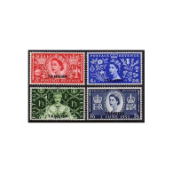 GB Offices In Morocco 579-582, Hinged. Mi 76-79 Tanger. Coronation 1953.QE II. - Morocco (1956-...)