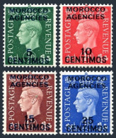 GB Offices In Morocco 83-86, Hinged. Mi . King George VI, 1937. - Maroc (1956-...)