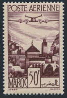 French Morocco C36,MNH.Michel 270. Air Post 1948.Moulay Idriss. - Morocco (1956-...)