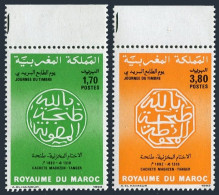 Morocco 756-757,MNH.Mi 1276-1277. Stamp Day 1993.Sherifian Postal Seal. - Morocco (1956-...)