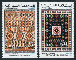 Morocco 270-271, MNH. Michel 759-760. Rugs 1973. High Atlas & Tazenakht Rugs. - Maroc (1956-...)