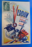 CARTE MAXIMUM DE FRANCE VERDUN 1947 - 1940-1949