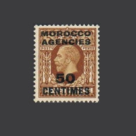 Great Britain Offices In Morocco 407 French Currency, MNH. 1923. King George V. - Maroc (1956-...)