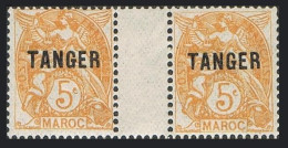 Fr Morocco 76 Gutter,MNH.Michel 13. Tanger,1923.Liberty,Equality,Fraternity. - Marruecos (1956-...)