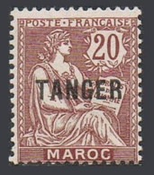 Fr Morocco 80,lightly Hinged.Michel 7. Tanger,1918.Rights Of Man. - Marokko (1956-...)