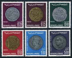 Morocco 216-219, C16-C17, MNH. Michel 641-644, 648-649. Coins 1968. - Marruecos (1956-...)