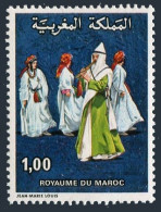 Morocco 420,MNH.Michel 889. Folk Dancers,Flutist,1978. - Marruecos (1956-...)