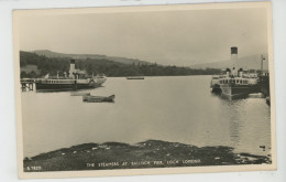 ROYAUME UNI - SCOTLAND - DUNBARTONSHIRE - The Steamers At Balloch Pier , LOCH LOMOND - Dunbartonshire