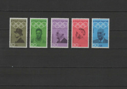 Germany 1968 Olympic Games Mexico, Set Of 5 MNH - Zomer 1968: Mexico-City