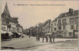 BRETEUIL  PLACE DU MARCHE AUX HERBES - Breteuil