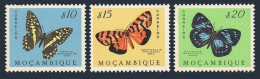 Mozambique 364-366, MNH. Michel 417-419. Butterflies, Moths 1953. - Mosambik