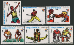 Mozambique 1035-1040, MNH. Mi 1113-1118. Olympics Seoul-1988, Javelin, Baseball, - Mosambik