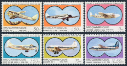 Mozambique C39-C44,MNH.Michel 810-815. Air Post 1981.Historical Planes. - Mozambique