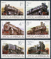 Mozambique 865-870,MNH-see Perforation.Michel 936-941. Steam Locomotives,1983. - Mosambik