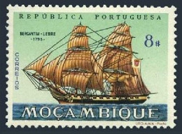 Mozambique 449, MNH, Mi 508. Development Of Sailing Ships 1963. Brigantine, 1793 - Mozambique