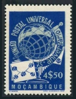 Mozambique 329, Hinged. Michel 382. UPU-75, 1949. Globe. - Mosambik