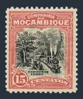 Mozambique Co 130, MNH. Michel 124b. Scene Of Beira, 1925. Train. - Mozambique