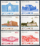 Mozambique 1116-1121,MNH.Michel 1199-1204. Forts,1990.Sena,Santo Antonio, - Mozambique