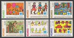 Mozambique 631-636,MNH.Michel 694-699. Year Of The Child IYC-1979.Child Drawings - Mosambik